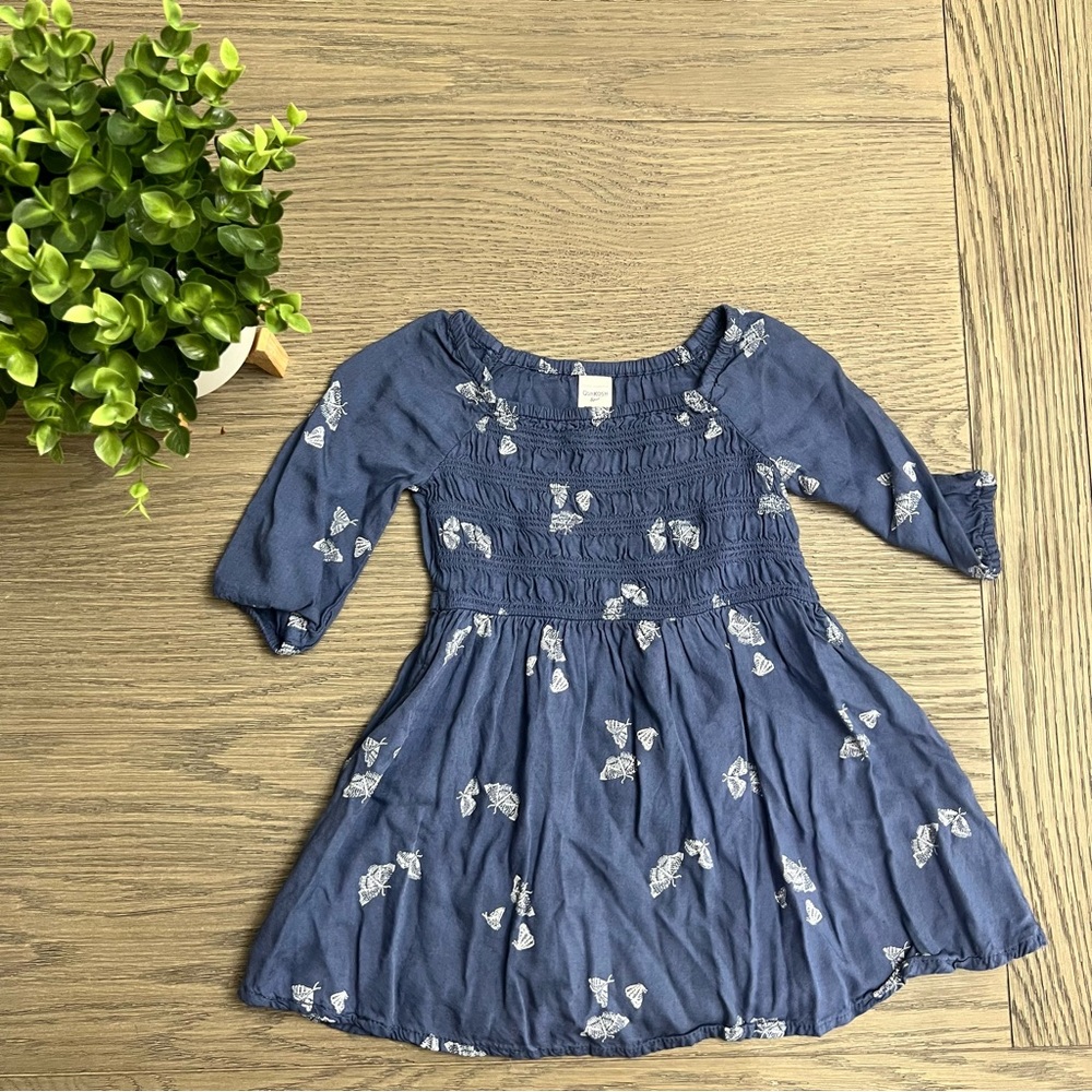 OshKosh 2T Blue Butterfly Dress